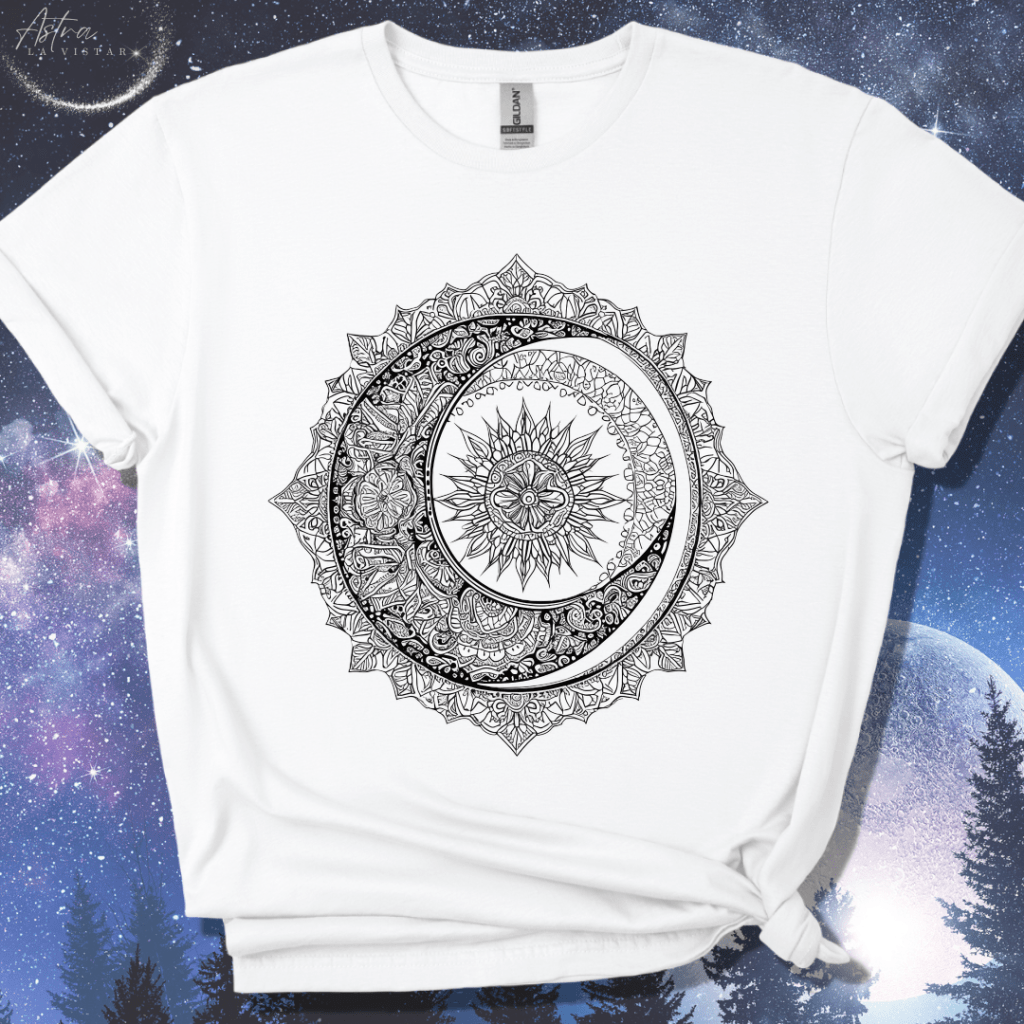 Moonlight Mandala T-Shirt