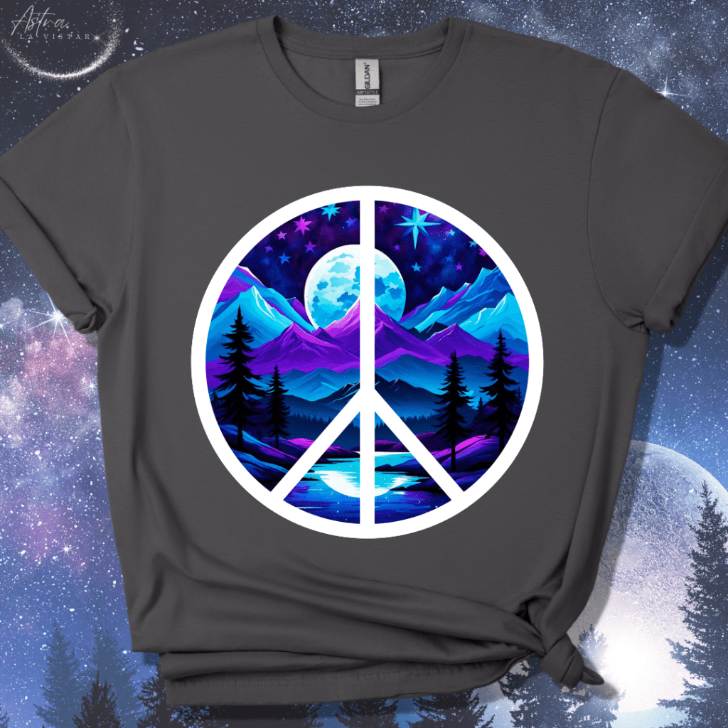 Moonlit Mountainscape T-Shirt