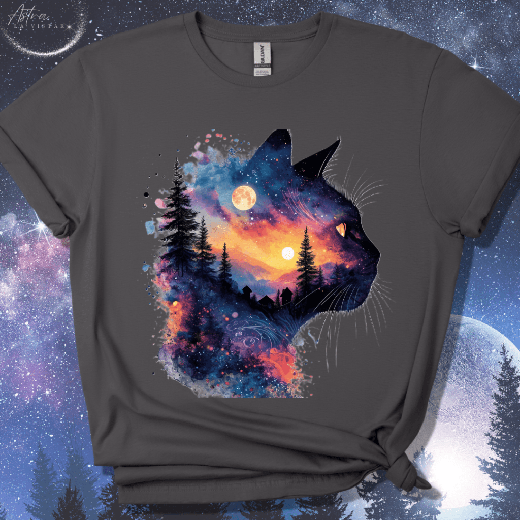 Feline Nightscape T-Shirt