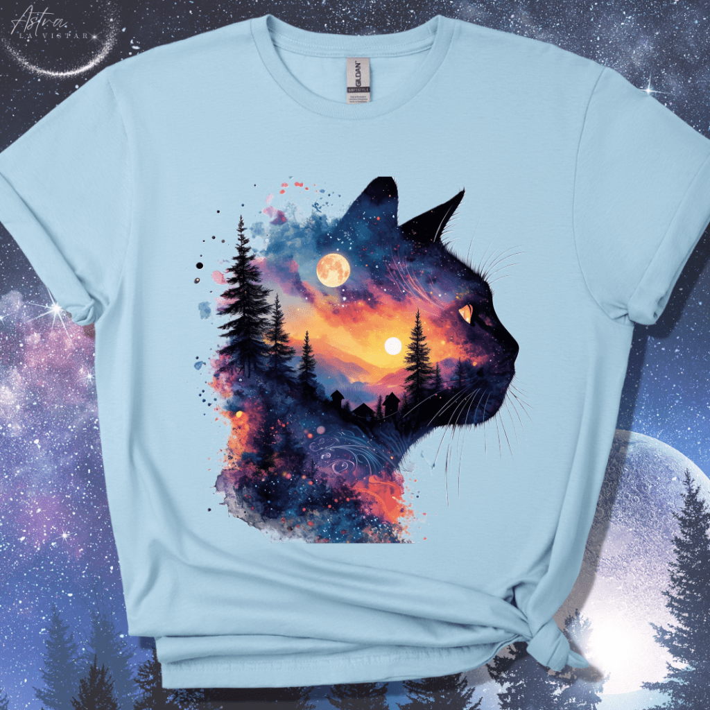 Feline Nightscape T-Shirt