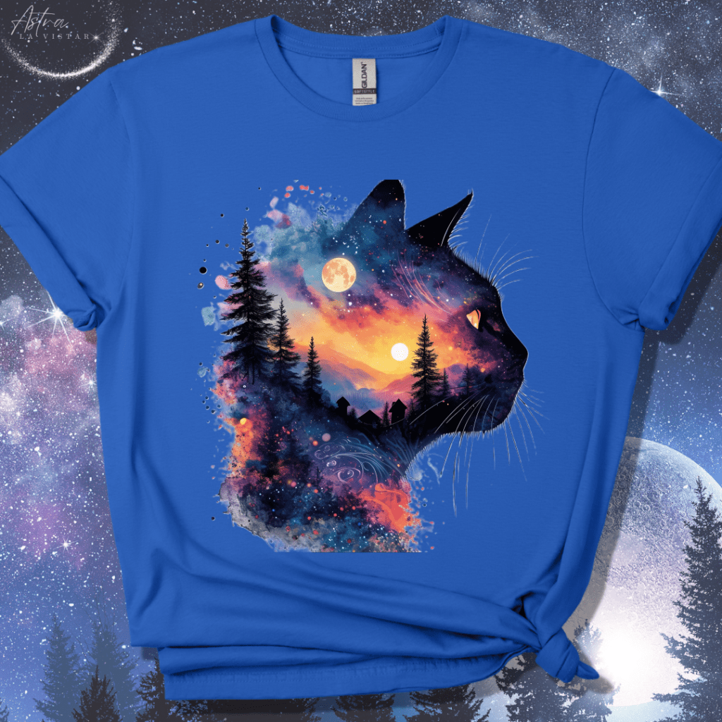 Feline Nightscape T-Shirt