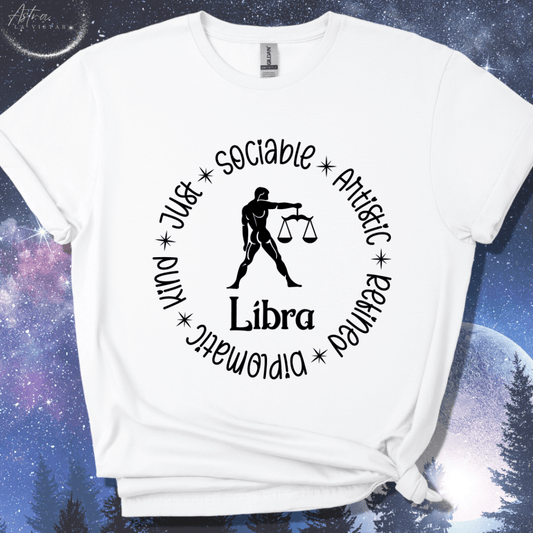 Libra Round T-Shirt