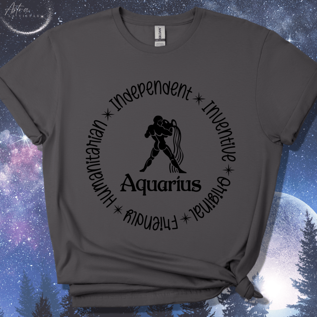 Aquarius Round T-Shirt