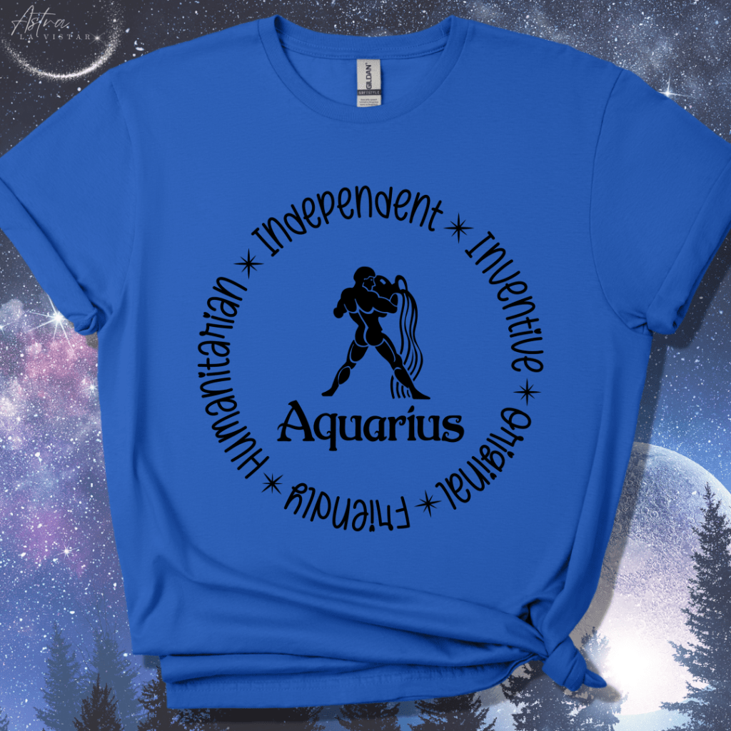 Aquarius Round T-Shirt