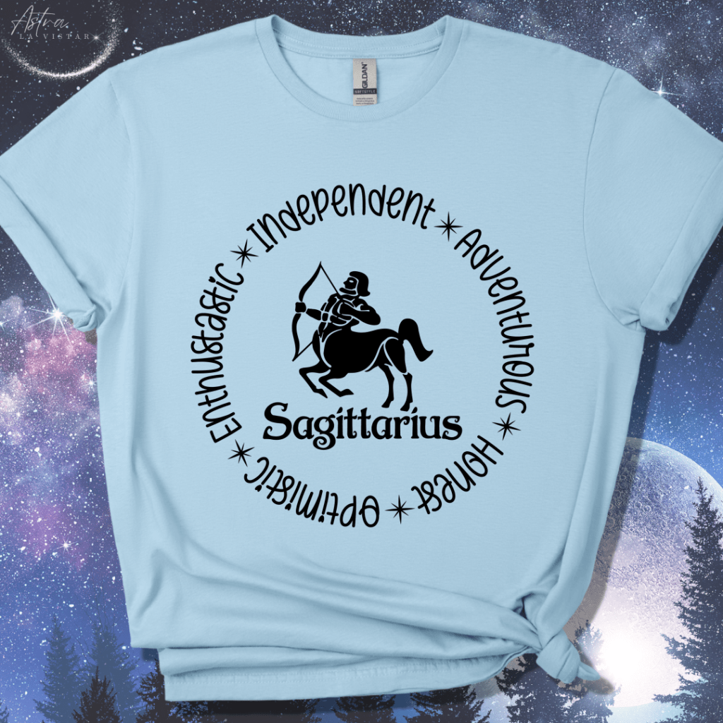 Sagittarius Round T-Shirt