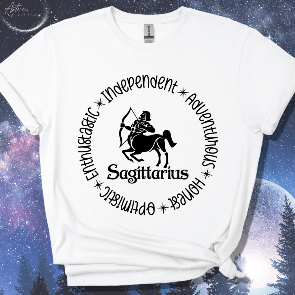 Sagittarius Round T-Shirt