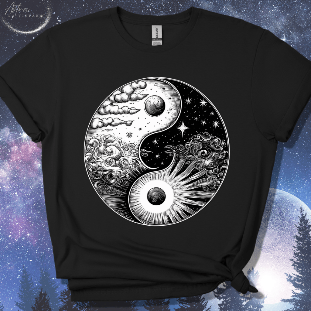 Cosmic Yin Yang T-Shirt