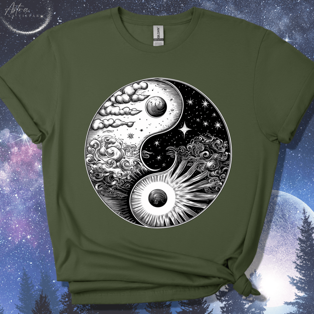 Cosmic Yin Yang T-Shirt