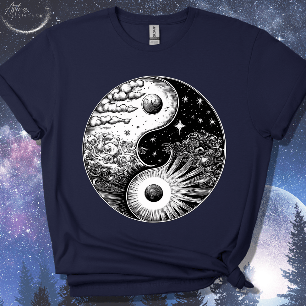 Cosmic Yin Yang T-Shirt