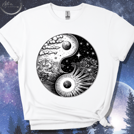 Cosmic Yin Yang T-Shirt