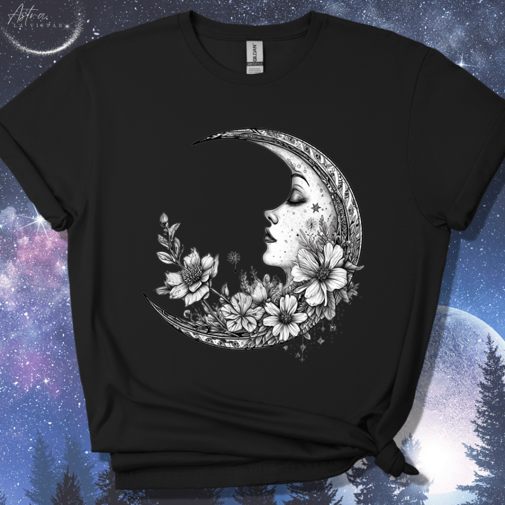 Floral Crescent T-Shirt