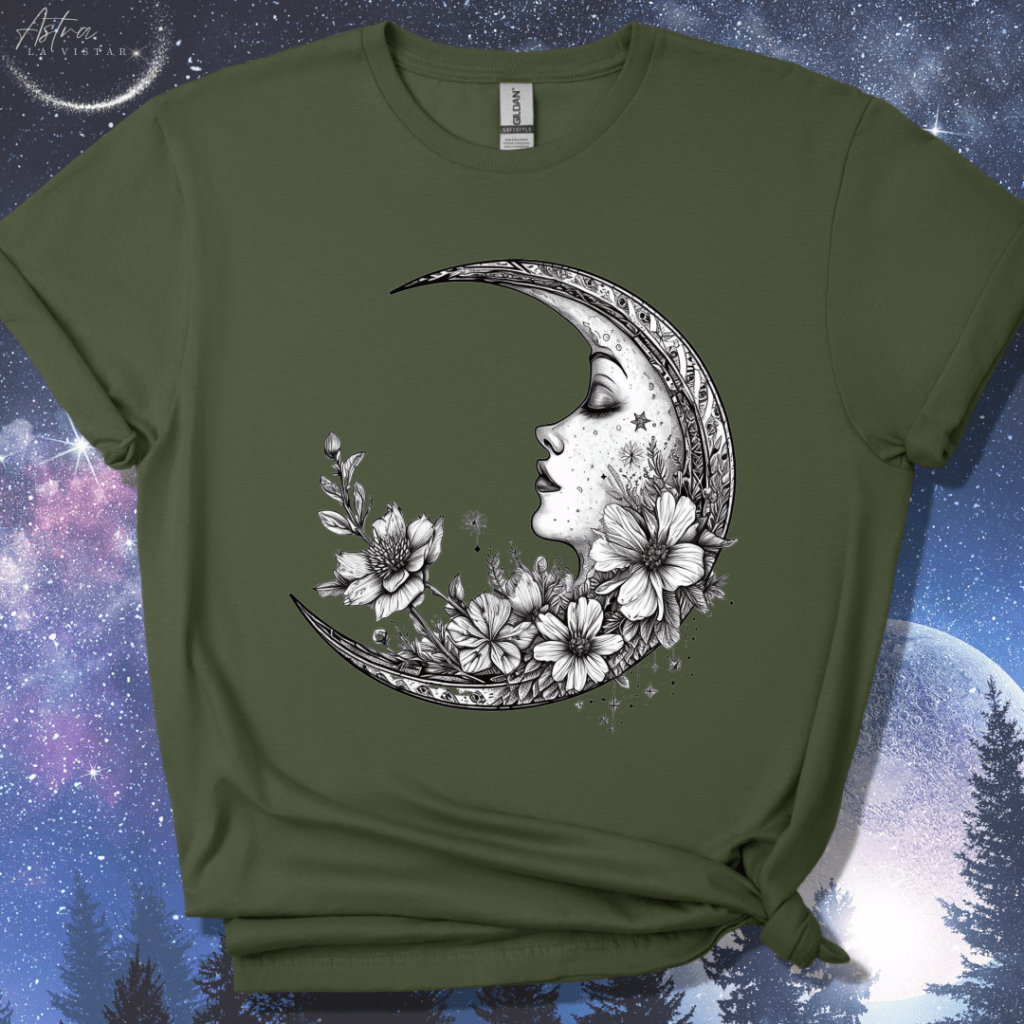 Floral Crescent T-Shirt